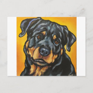 Sweet Rottweiler Postcard