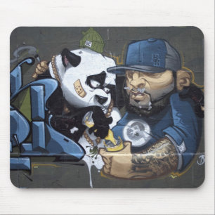 Sweet Sad Panda Found A Buddy Mouse Mat
