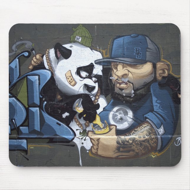 Sweet Sad Panda Found A Buddy Mouse Mat (Front)