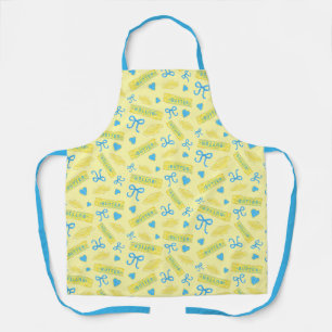Sweet & Salty Butter Bows and Hearts Pattern Apron