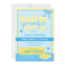 Sweet & Salty Butter Churn Up Birthday Party