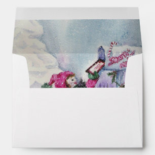 SWEET SANTA CLAUS LETTER PEACEFUL JOY ENVELOPE