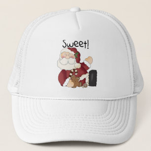 Sweet Santa Holiday Tshirts and Gifts Trucker Hat