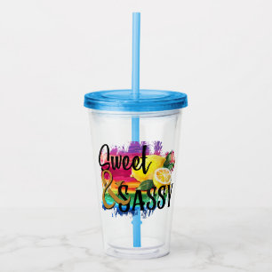 Sweet & Sassy Acrylic Tumbler