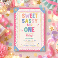 Sweet Sassy And One Whimsical Girl 1st Birthday