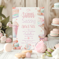 Sweet sassy and six pastel sweets 6th birthday