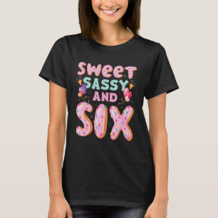 Sweet Sassy And Six Yrs Years Crown Princes Awesom T-Shirt