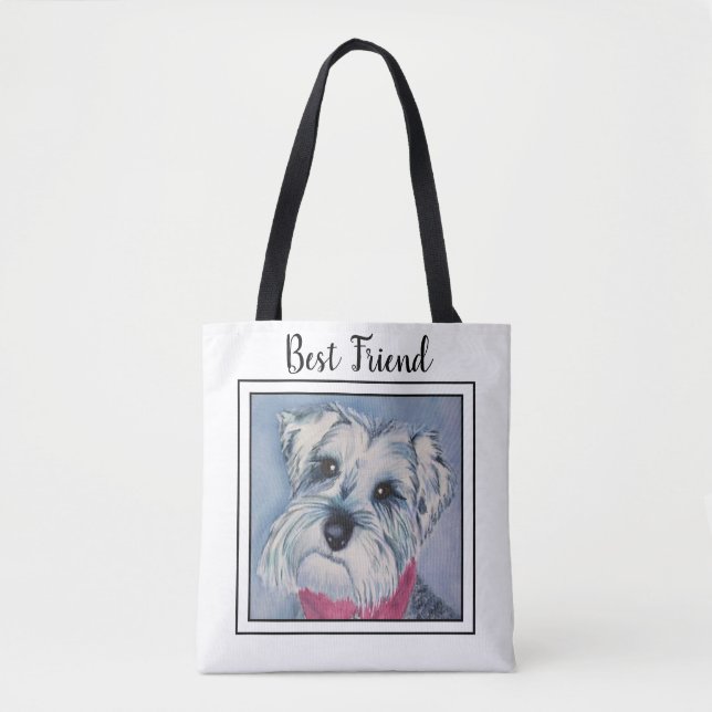 Sweet Schnauzer Tote Bag (Front)