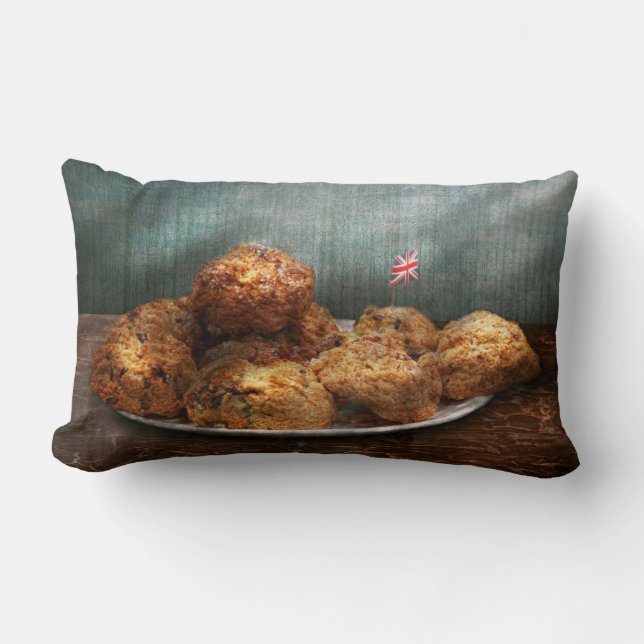 Sweet - Scone - Scones anyone Lumbar Cushion (Front)