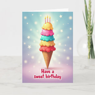 Sweet Scoops Birthday Card