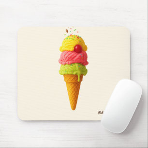 Sweet Scoops Personalised Delight Mouse Mat