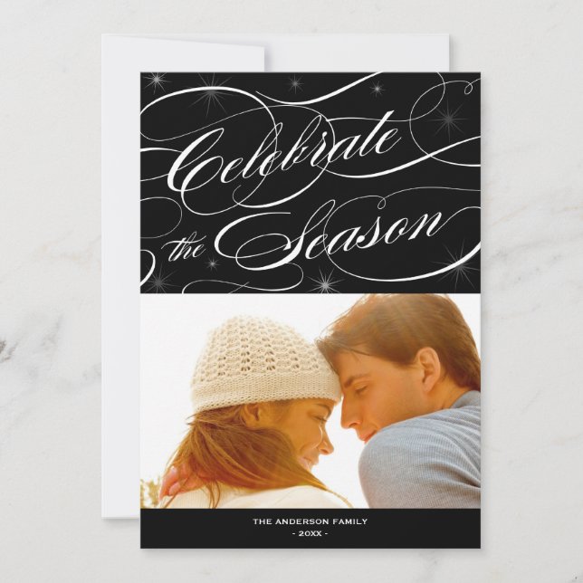 SWEET SCRIPT | HOLIDAY PHOTO CARD (Front)