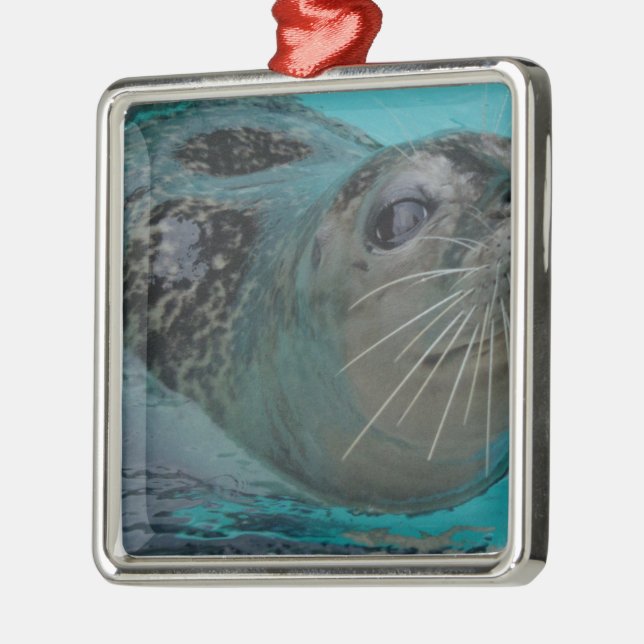 Sweet Seal Metal Tree Decoration (Left)