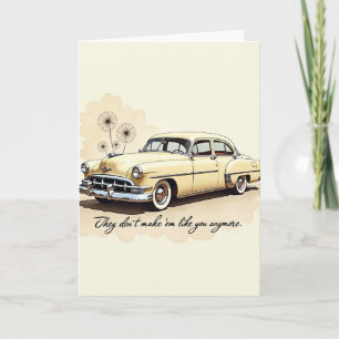 Sweet Sedan Fathers Day Card
