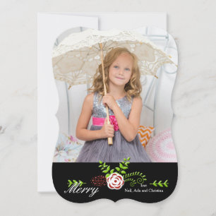 Sweet Sentiments Holiday Photo Card