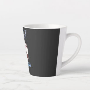 Sweet Serenity Cat Coffee Illustration Latte Mug