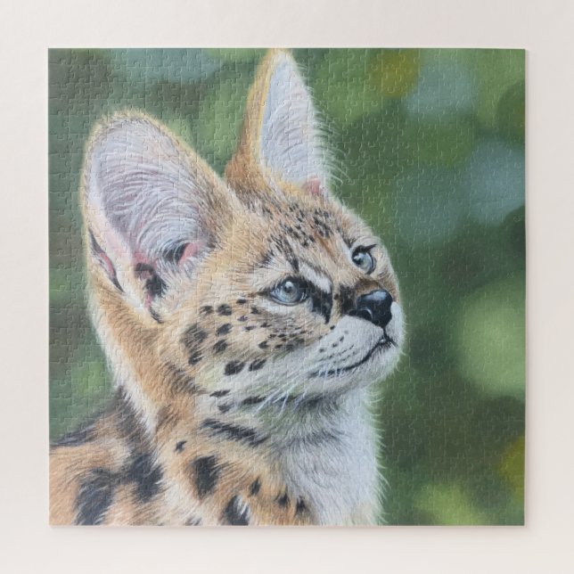Sweet Serval Jigsaw Puzzle (Vertical)