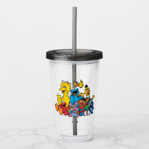 Sweet Sesame Street Pals Acrylic Tumbler