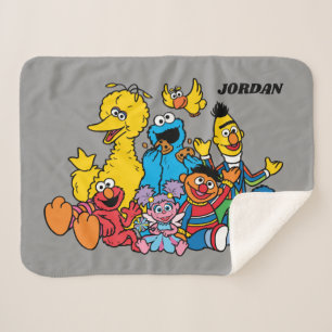 Sweet Sesame Street Pals Sherpa Blanket
