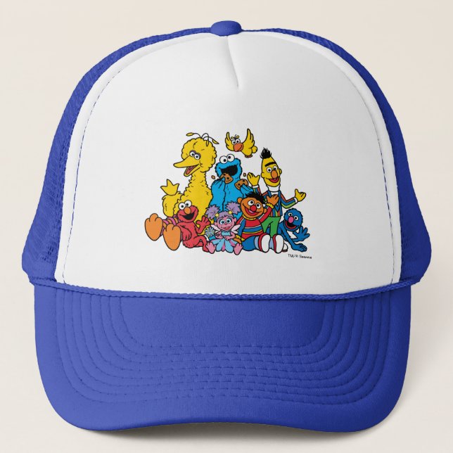 Sweet Sesame Street Pals Trucker Hat (Front)