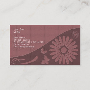 Sweet Shapes Red Business Card