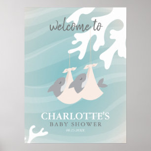 Sweet Shark Baby Poster