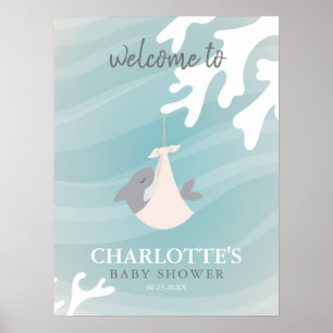 Sweet Shark Baby Poster