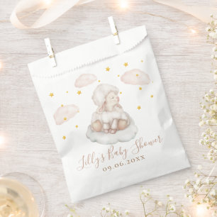 Sweet Sheep Pinky magic gold star Lamb Baby Shower Favour Bags