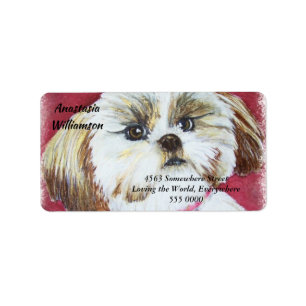 Sweet Shih Tzu ADDRESS Label