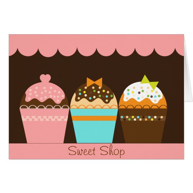 Sweet Shop Card (Front Horizontal)