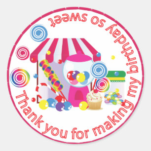 Sweet Shoppe Classic Round Sticker