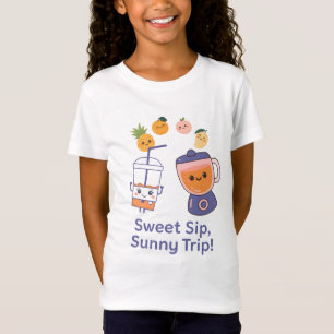 Sweet Sip, Sunny Trip – Kawaii Summer Smoothy T-Shirt