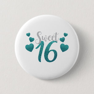 Sweet sixteen 16 Personalise Destiny Destiny'S 6 Cm Round Badge