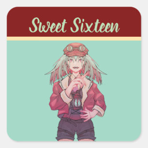 Sweet Sixteen Anime, VTuber Square Sticker