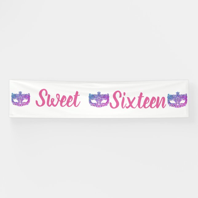 Sweet sixteen banner (Horizontal)
