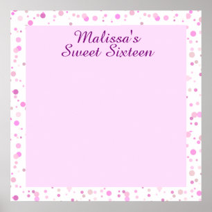Sweet Sixteen, Bat Mitzvah Sign in Board