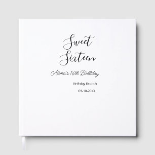 Sweet sixteen birthday brunch 16th birthday name d guest book