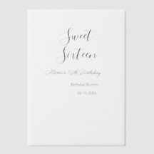 Sweet sixteen birthday brunch 16th birthday name d