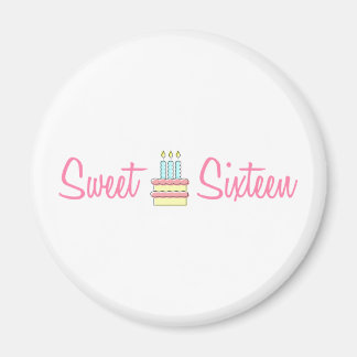 Sweet Sixteen (Birthday Cake) Magnet