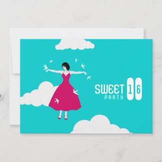 Sweet Sixteen Birthday Party invitation