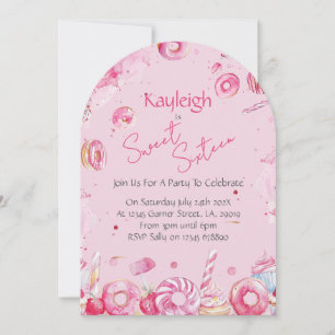 Sweet Sixteen Birthday Party Invitation