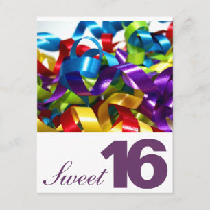 Sweet Sixteen Birthday Party Invitations