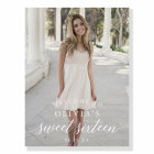 Sweet Sixteen Birthday Party Welcome with Photo