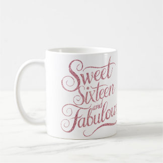 sweet sixteen coffee mug