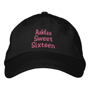 Sweet Sixteen Custom Name V31 Embroidered Hat