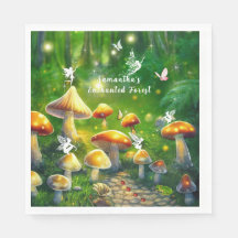 Sweet Sixteen Enchanted Forest Mushrooms Fairies