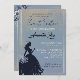 Sweet Sixteen invitation