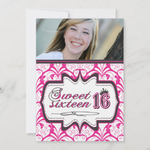 Sweet Sixteen Invitation - Customisable