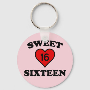 SWEET SIXTEEN KEY RING