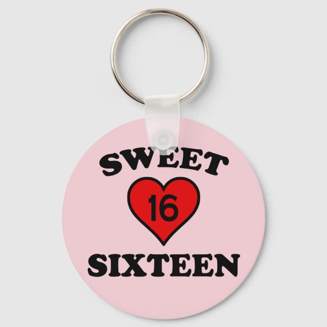 SWEET SIXTEEN KEY RING (Front)